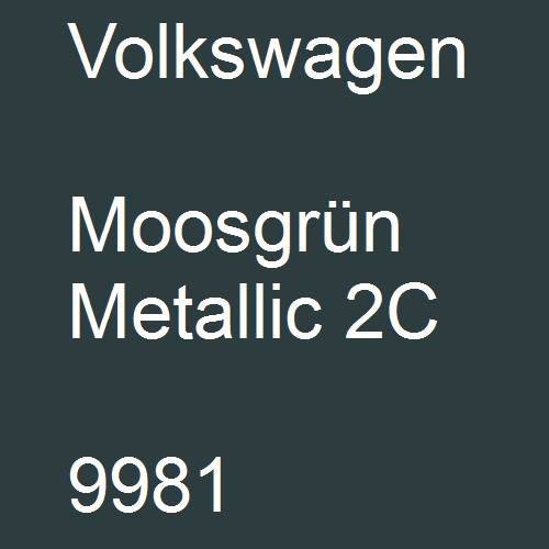 Volkswagen, Moosgrün Metallic 2C, 9981.